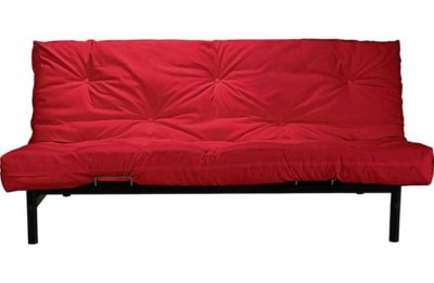 ColourMatch Clive 2 Seater Futon Sofa Bed - Poppy Red